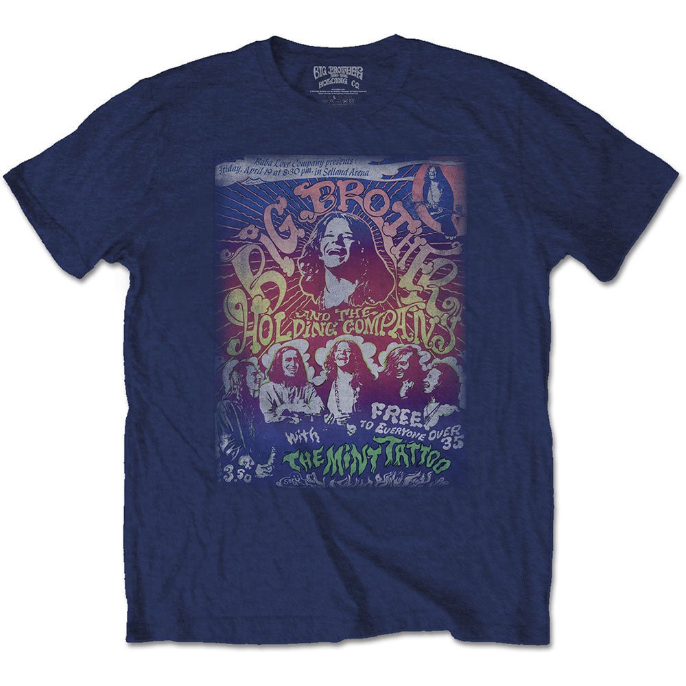 JANIS JOPLIN ジャニスジョプリン (追悼 55年 ) - Big Brother & The Holding Company Selland Arena / Tシャツ / メンズ - PGS